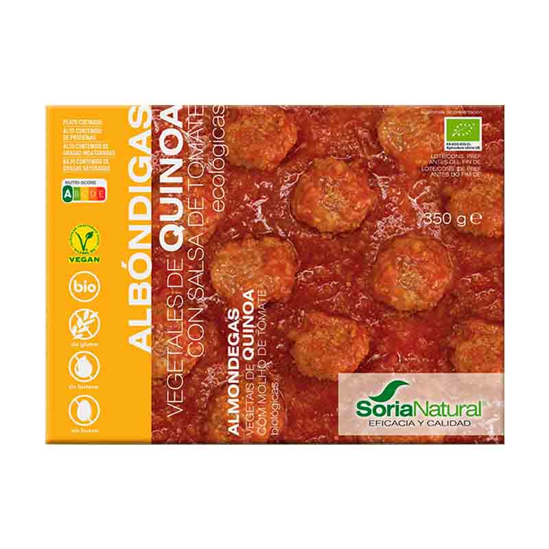 Albóndigas de quinoa con tomate