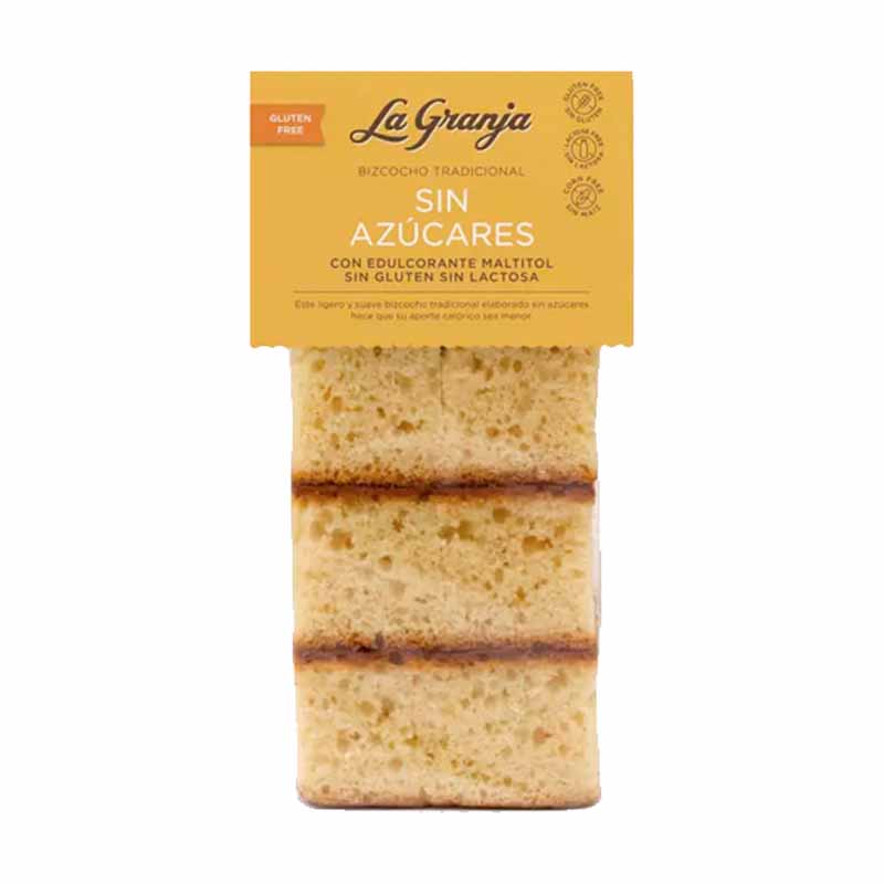 Bizcocho tradicional sin azucar