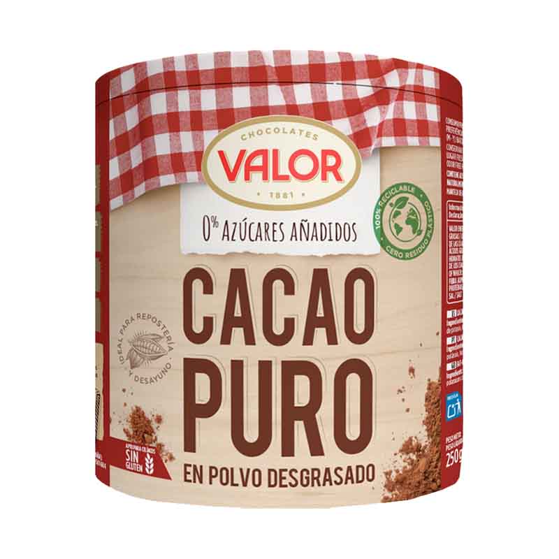 Cacao en polvo desgrasado