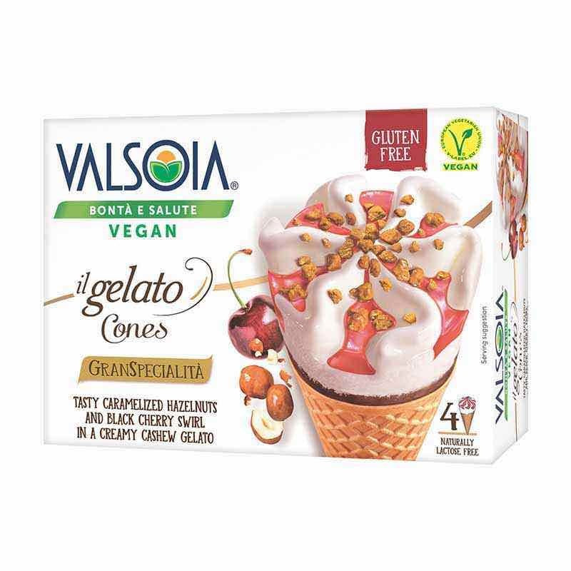 Conos de anacardos con cereza