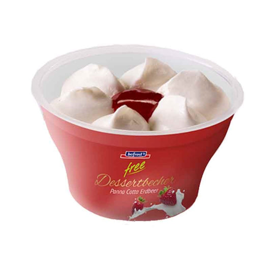 Copa de fresa y nata