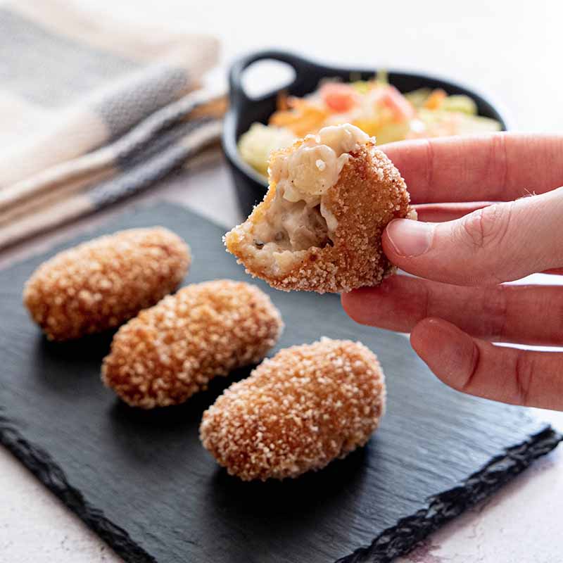 Croquetas de gorgonzola y nueces