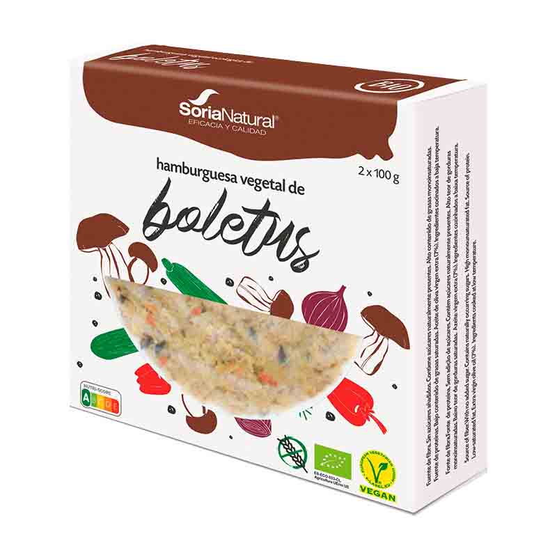 Hamburguesa de boletus