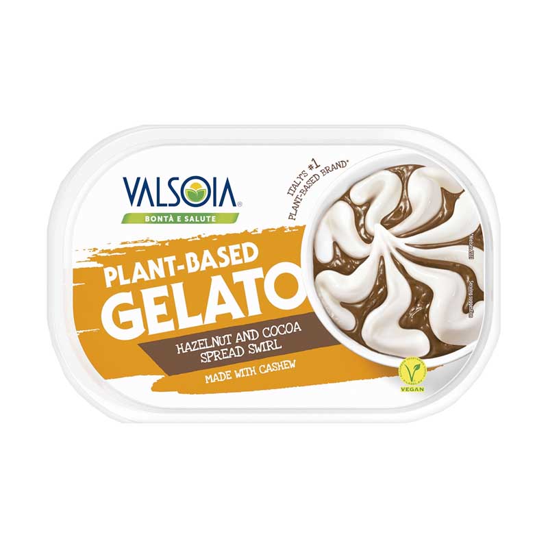 Helado de cacao y avellanas