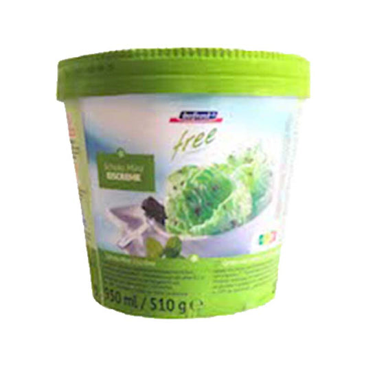 Helado de menta y chocolate