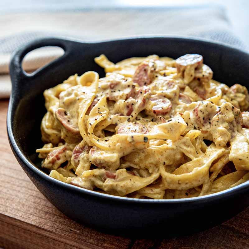 Pasta al curry
