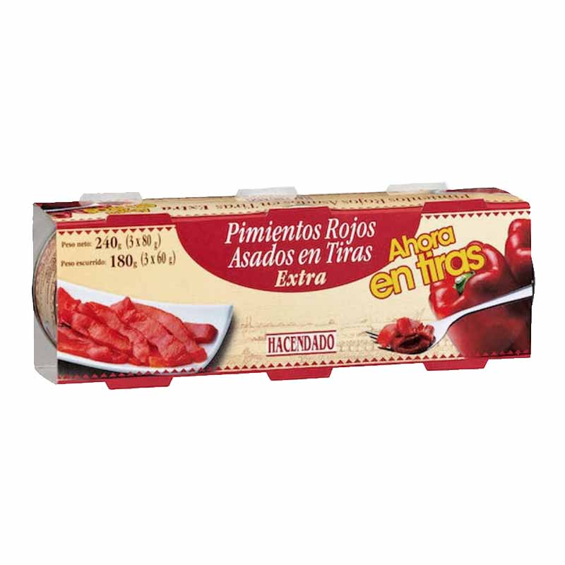 Pimientos rojos asados