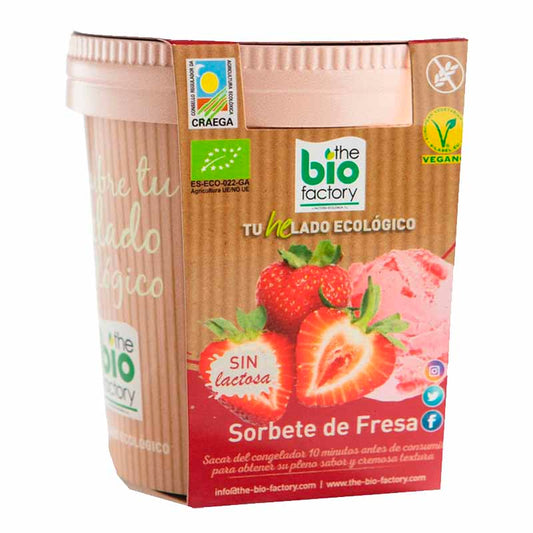 Sorbete de fresa