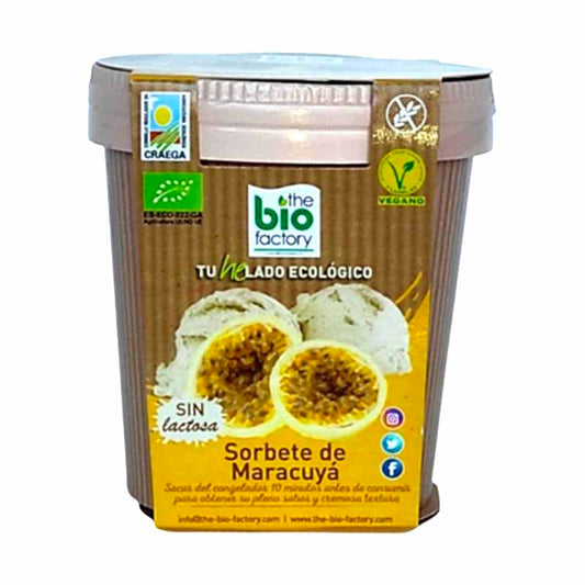 Sorbete de maracuyá