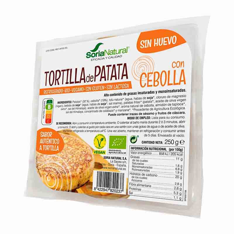 Tortilla de patata con cebolla