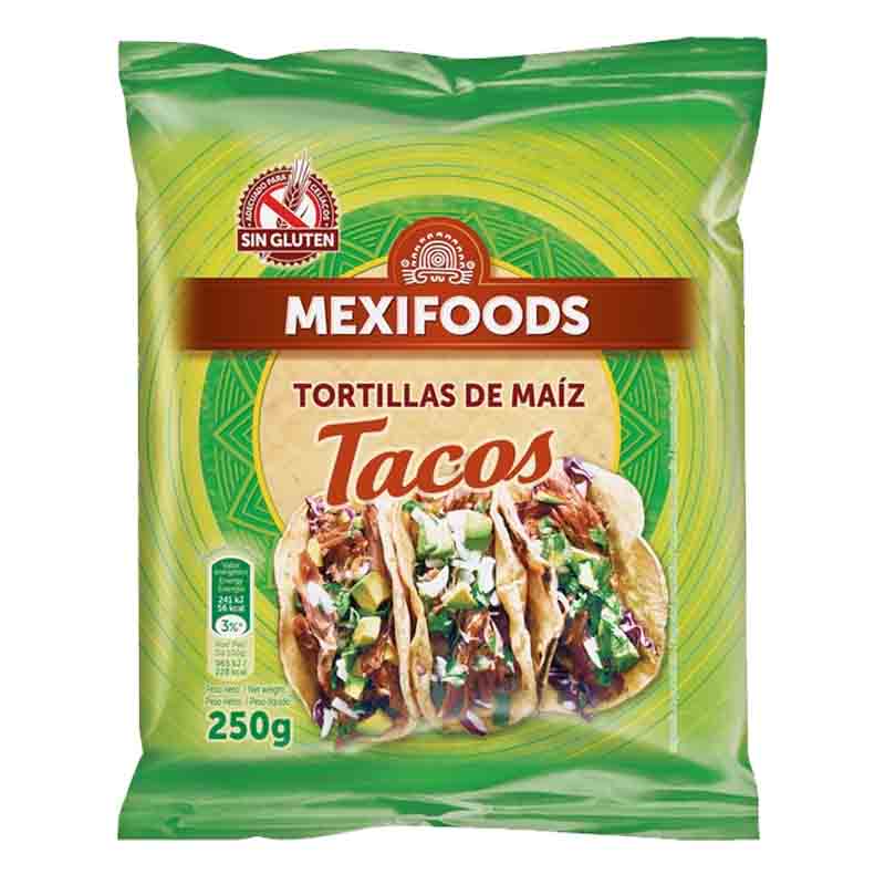 Tortillas de maíz tacos