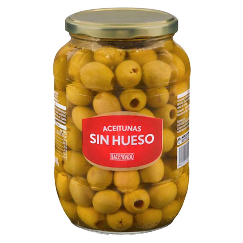 Aceitunas manzanilla sin hueso