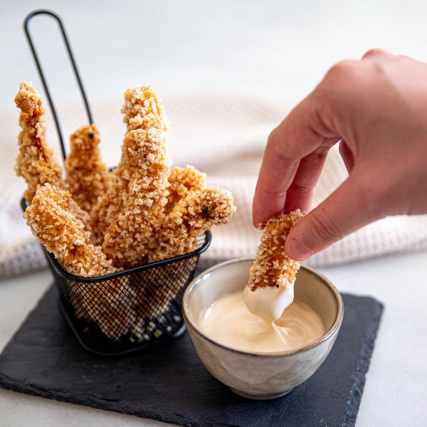 Lagrimitas de pollo con panko