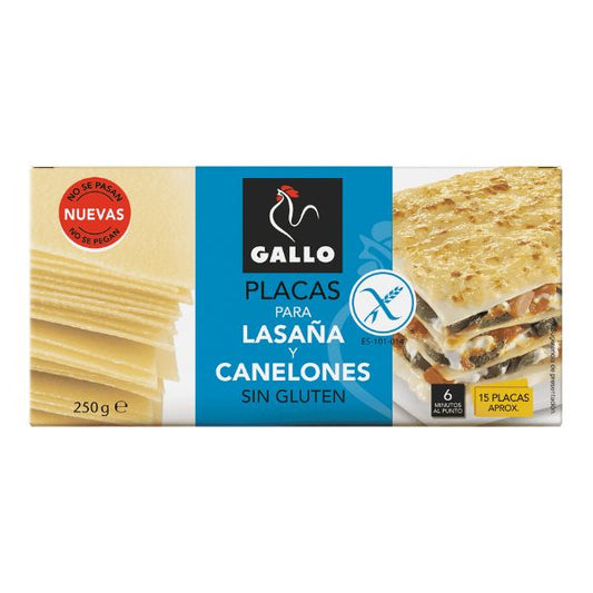 Placas para lasaña y canelones