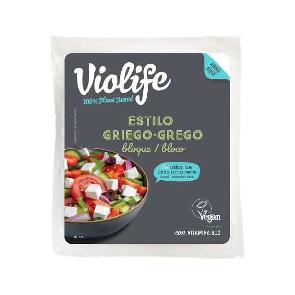 Queso vegano estilo griego