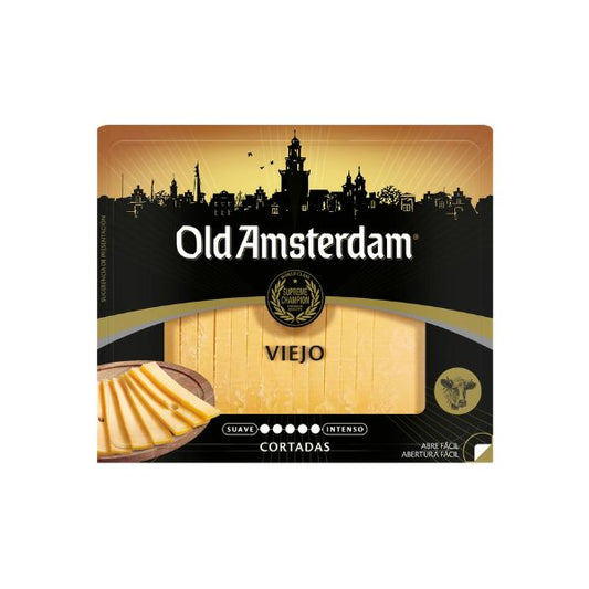 Queso gouda viejo en lonchas